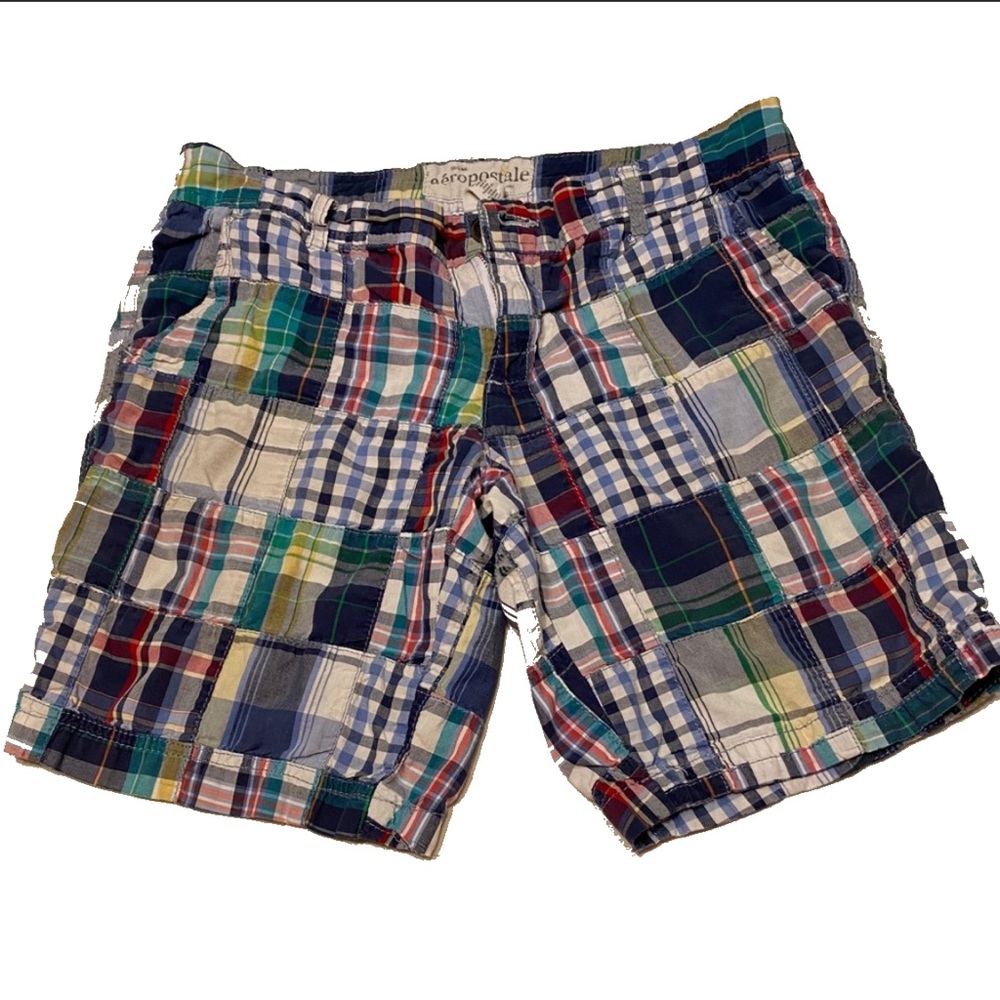 Aeropostale Juniors Plaid Shorts Size 3